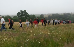 Sortie &quot;marche nordique &quot; de fin de saison.