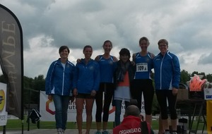  8 équipes ,3 podiums et  2 qualifications aux championnats de France  à l'Ekiden de Chalonnes