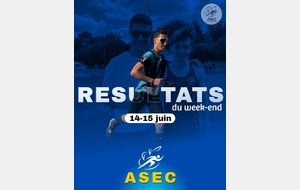 🔵 Résultats du week-end 🟡 14-15 juin