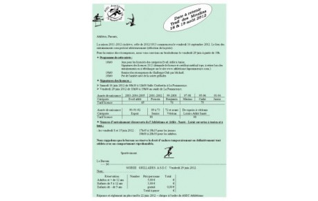 Soirée grillade et saison 2012-2013