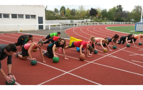 Stage d'automne du 21 oct sur le stade de La Pommeraye  .