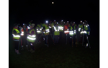 La marche nordique au clair de lune 