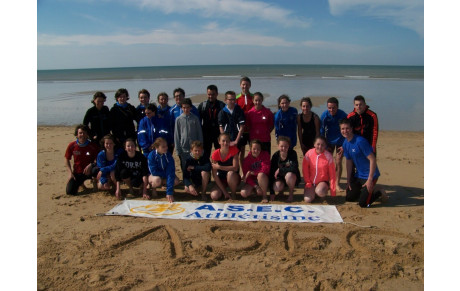 Un stage club dans la bonne humeur sportive