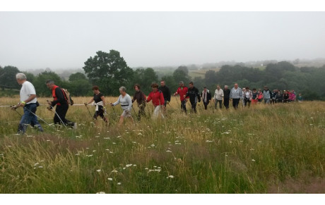 Sortie &quot;marche nordique &quot; de fin de saison.