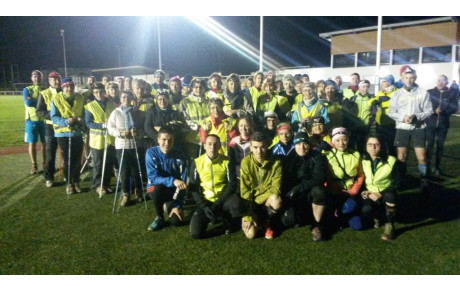 Sortie nocturne  pour les marcheurs nordique et les coureurs 