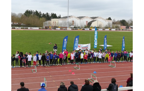compétition école d'athlétisme et Poussin à La pommeraye  