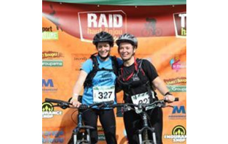 RAID DU HAUT ANJOU: 45KMS en duo pour nos Gazelles de l'Asec
