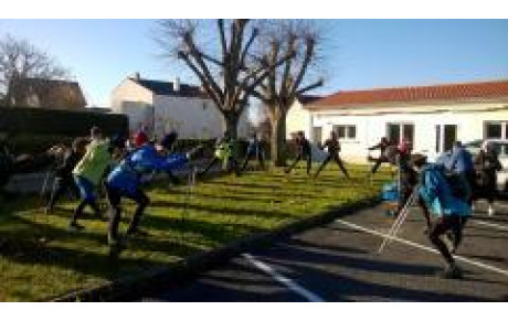 Randonnée de marche nordique à Bouzillé le  16 déc