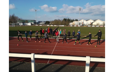 Journée d' Athlé pour les jeunes de l' ASEC et de l'AC Varades