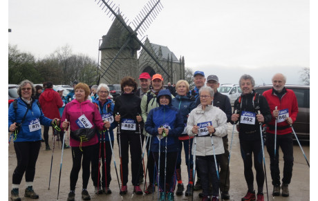 Sortie Marche nordique Monts des Alouettes
