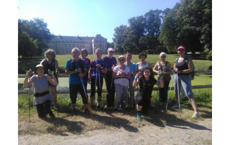 Dernière sortie marche nordique du 30 Juin 2018
