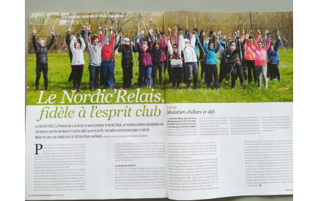  La Marche nordique de l' ASEC à L'honneur dans la&quot; revue ATHLETISME&quot;