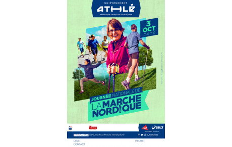 Journée Nationale de Marche nordique le samedi 3 oct et marche intercommunale &quot;Octobre Rose&quot; le dimanche 4 oct